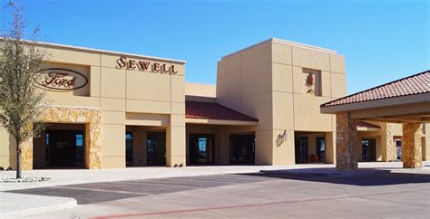 Sewell ford odessa - Sewell Ford Lincoln. 4.5 (2,308 reviews) 4400 Parks Legado Rd Odessa, TX 79765. Visit Sewell Ford Lincoln. Sales hours: Service hours: View all hours. Sales. Service.